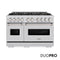 48 In. 6.7 Cu. Ft. Classic Dual Fuel Range With 8 Burner Duopro™ Cooktop And Dual Ovens In Stainless Steel