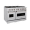 48 In. 6.7 Cu. Ft. Classic Dual Fuel Range With 8 Burner Duopro™ Cooktop And Dual Ovens In Stainless Steel