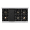 48 In. 6.7 Cu. Ft. Classic Dual Fuel Range With 8 Burner Duopro™ Cooktop And Dual Ovens In Stainless Steel