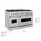 48 In. 6.7 Cu. Ft. Classic Dual Fuel Range With 8 Burner Duopro™ Cooktop And Dual Ovens In Stainless Steel