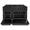 48 In. 6.7 Cu. Ft. Classic Dual Fuel Range With 8 Burner Duopro™ Cooktop And Dual Ovens In Black Stainless Steel