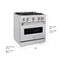 30 In. 4.2 Cu. Ft. Classic Dual Fuel Range With 4 Burner Duopro™ Cooktop And Electric Convection Oven In Satin Stainless Steel