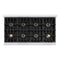 48 In. 6.7 Cu. Ft. Classic Dual Fuel Range With 8 Burner Duopro™ Cooktop And Dual Ovens In Satin Stainless Steel