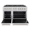48 In. 6.7 Cu. Ft. Classic Dual Fuel Range With 8 Burner Duopro™ Cooktop And Dual Ovens With White Matte Doors