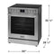 30” Electric Range with No Preheat + Air Fry, Includes Air Fry Tray
