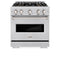 30 In. 4.2 Cu. Ft. Classic Gas Range With 4 Burner Duopro™ Cooktop And Convection Gas Oven In Stainless Steel
