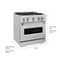 30 In. 4.2 Cu. Ft. Classic Gas Range With 4 Burner Duopro™ Cooktop And Convection Gas Oven In Stainless Steel