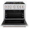36 In. 5.2 Cu. Ft. Classic Gas Range With 6 Burner Duopro™ Cooktop And Convection Gas Oven In Stainless Steel