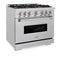 36 In. 5.2 Cu. Ft. Classic Gas Range With 6 Burner Duopro™ Cooktop And Convection Gas Oven In Stainless Steel