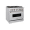 36 In. 5.2 Cu. Ft. Classic Gas Range With 6 Burner Duopro™ Cooktop And Convection Gas Oven In Stainless Steel
