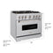 36 In. 5.2 Cu. Ft. Classic Gas Range With 6 Burner Duopro™ Cooktop And Convection Gas Oven In Stainless Steel