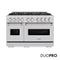 48 In. 6.7 Cu. Ft. Classic Gas Range With 8 Burner Duopro™ Cooktop And Dual Ovens In Stainless Steel