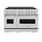 48 In. 6.7 Cu. Ft. Classic Gas Range With 8 Burner Duopro™ Cooktop And Dual Ovens In Stainless Steel