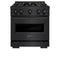 30 In. 4.2 Cu. Ft. Classic Gas Range With 4 Burner Duopro™ Cooktop And Convection Gas Oven In Black Stainless Steel