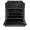 30 In. 4.2 Cu. Ft. Classic Gas Range With 4 Burner Duopro™ Cooktop And Convection Gas Oven In Black Stainless Steel