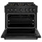 36 In. 5.2 Cu. Ft. Classic Gas Range With 6 Burner Duopro™ Cooktop And Convection Gas Oven In Black Stainless Steel