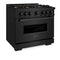 36 In. 5.2 Cu. Ft. Classic Gas Range With 6 Burner Duopro™ Cooktop And Convection Gas Oven In Black Stainless Steel