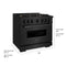 36 In. 5.2 Cu. Ft. Classic Gas Range With 6 Burner Duopro™ Cooktop And Convection Gas Oven In Black Stainless Steel