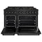 48 In. 6.7 Cu. Ft. Classic Gas Range With 8 Burner Duopro™ Cooktop And Dual Ovens In Black Stainless Steel