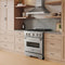 30 In. 4.2 Cu. Ft. Classic Gas Range With 4 Burner Duopro™ Cooktop And Convection Gas Oven In Satin Stainless Steel