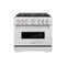 36 In. 5.2 Cu. Ft. Classic Gas Range With 6 Burner Duopro™ Cooktop And Convection Gas Oven In Satin Stainless Steel