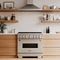 36 In. 5.2 Cu. Ft. Classic Gas Range With 6 Burner Duopro™ Cooktop And Convection Gas Oven In Satin Stainless Steel