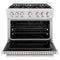 36 In. 5.2 Cu. Ft. Classic Gas Range With 6 Burner Duopro™ Cooktop And Convection Gas Oven In Satin Stainless Steel