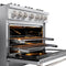 36 In. 5.2 Cu. Ft. Classic Gas Range With 6 Burner Duopro™ Cooktop And Convection Gas Oven In Satin Stainless Steel