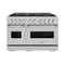 48 In. 6.7 Cu. Ft. Classic Gas Range With 8 Burner Duopro™ Cooktop And Dual Ovens In Satin Stainless Steel