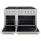 48 In. 6.7 Cu. Ft. Classic Gas Range With 8 Burner Duopro™ Cooktop And Dual Ovens In Satin Stainless Steel