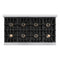 48 In. 6.7 Cu. Ft. Classic Gas Range With 8 Burner Duopro™ Cooktop And Dual Ovens With White Matte Doors