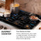 Autograph Edition 48 In. 6.7 Cu. Ft. Classic Gas Range With 8 Burner Duopro™ Cooktop And Dual Ovens In Stainless Steel And Champagne Bronze Accents