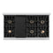 48 In. Classic Gas Rangetop With 8 Burner Duopro™ Cooktop In Stainless Steel
