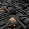 48 In. Classic Gas Rangetop With 8 Burner Duopro™ Cooktop In Black Stainless Steel