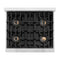 30 In. Classic Gas Rangetop With 4 Burner Duopro™ Cooktop In Satin Stainless Steel