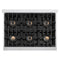 36 In. Classic Gas Rangetop With 6 Burner Duopro™ Cooktop In Satin Stainless Steel