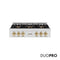 Autograph Edition 36 In. Classic Gas Rangetop With 6 Burner Duopro™ Cooktop In Satin Stainless Steel And Polished Gold Accents