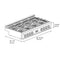 Autograph Edition 48 In. Classic Gas Rangetop With 8 Burner Duopro™ Cooktop In Stainless Steel And Polished Gold Accents