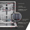 24" Stainless Steel Tub Dishwasher with CleanBoost™ and Adaptive Quick Wash