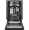 Ge Profile™ Energy Star® 18" Ada Compliant Stainless Steel Interior Dishwasher With Sanitize Cycle