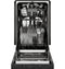 Ge Profile™ Energy Star® 18" Ada Compliant Stainless Steel Interior Dishwasher With Sanitize Cycle