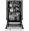 Ge Profile™ Energy Star® 18" Ada Compliant Stainless Steel Interior Dishwasher With Sanitize Cycle