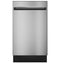 Ge Profile™ Energy Star® 18" Ada Compliant Stainless Steel Interior Dishwasher With Sanitize Cycle