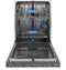 Ge Profile™ Energy Star® Fingerprint Resistant Top Control Stainless Interior Dishwasher With Microban™ Antimicrobial Technology