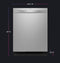 Ge Profile™ Energy Star Smart Ultrafresh System Dishwasher With Microban™ Antimicrobial Technology With Deep Clean Washing 3rd Rack, 42 Dba