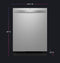 Ge Profile™ Energy Star Smart Ultrafresh System Dishwasher With Microban™ Antimicrobial Technology With Deep Clean Washing 3rd Rack, 39 Dba