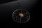 36" Induction downdraft cooktop black glass