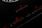 36" Induction downdraft cooktop black glass
