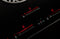 36" Induction downdraft cooktop black glass