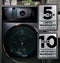 Ge Profile™ Energy Star® 4.8 Cu. Ft. Capacity Ultrafast Combo With Ventless Inverter Heat Pump Technology Washer/dryer